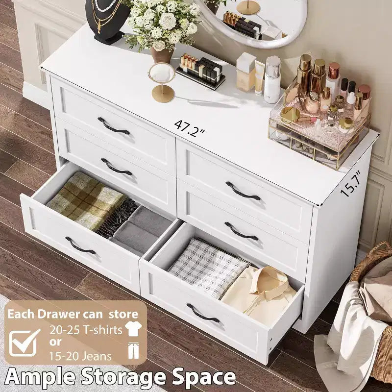 Comodino a 5/6 cassetti per camera da letto, cassettiera, cassettiera moderna in legno in stile rustico, cassettiera portaoggetti per camera da letto, soggiorno, cameretta dei bambini