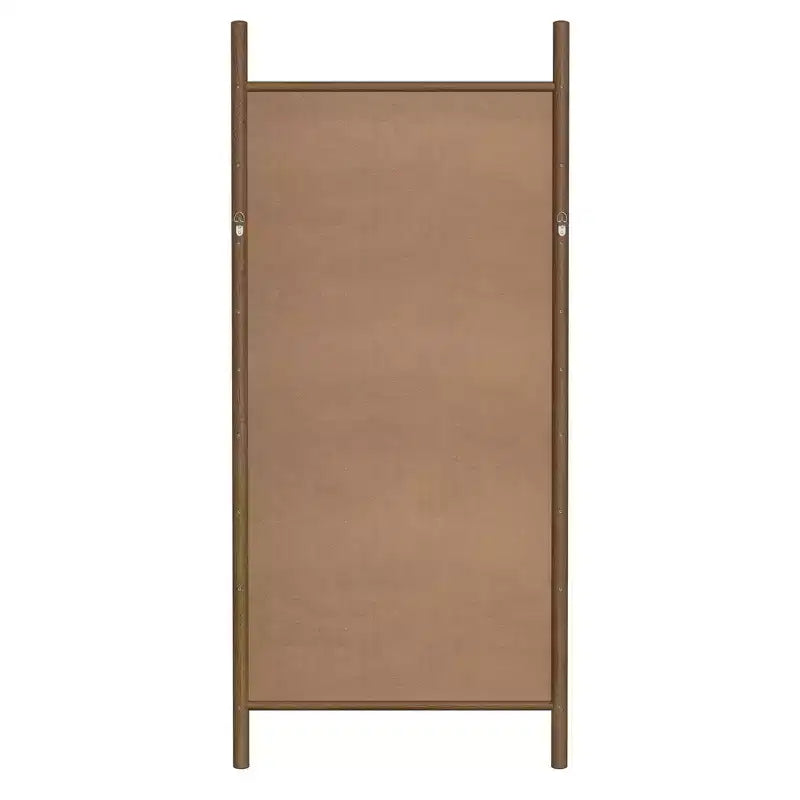 71x31 inch Solid Wood Ladder Rectangular Brown Full-length Mirror (without Bracket)