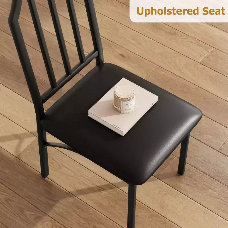 Set tavolo da pranzo 3/5 pezzi per 2/4 persone, tavolino da cucina con sedie imbottite, set 2/4 sedie da tavolo da cucina, ideale per la casa