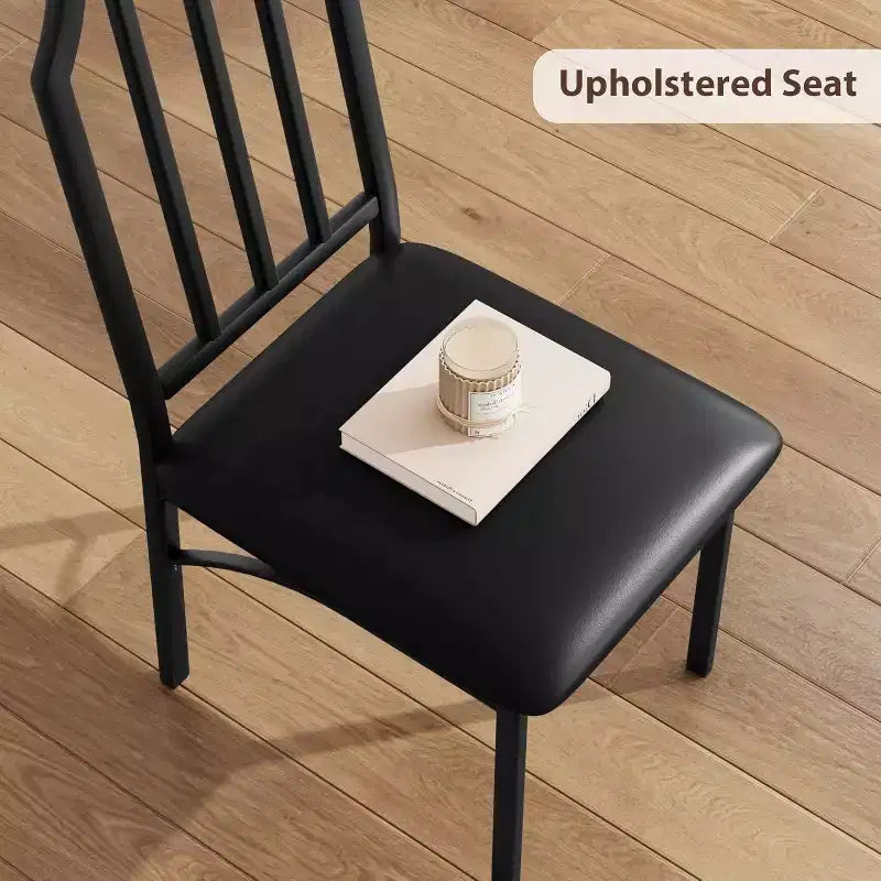 Set tavolo da pranzo 3/5 pezzi per 2/4 persone, tavolino da cucina con sedie imbottite, set 2/4 sedie da tavolo da cucina, ideale per la casa