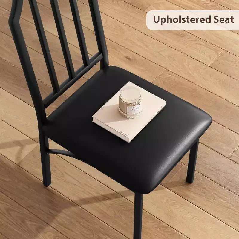 Set tavolo da pranzo 3/5 pezzi per 2/4 persone, tavolino da cucina con sedie imbottite, set 2/4 sedie da tavolo da cucina, ideale per la casa