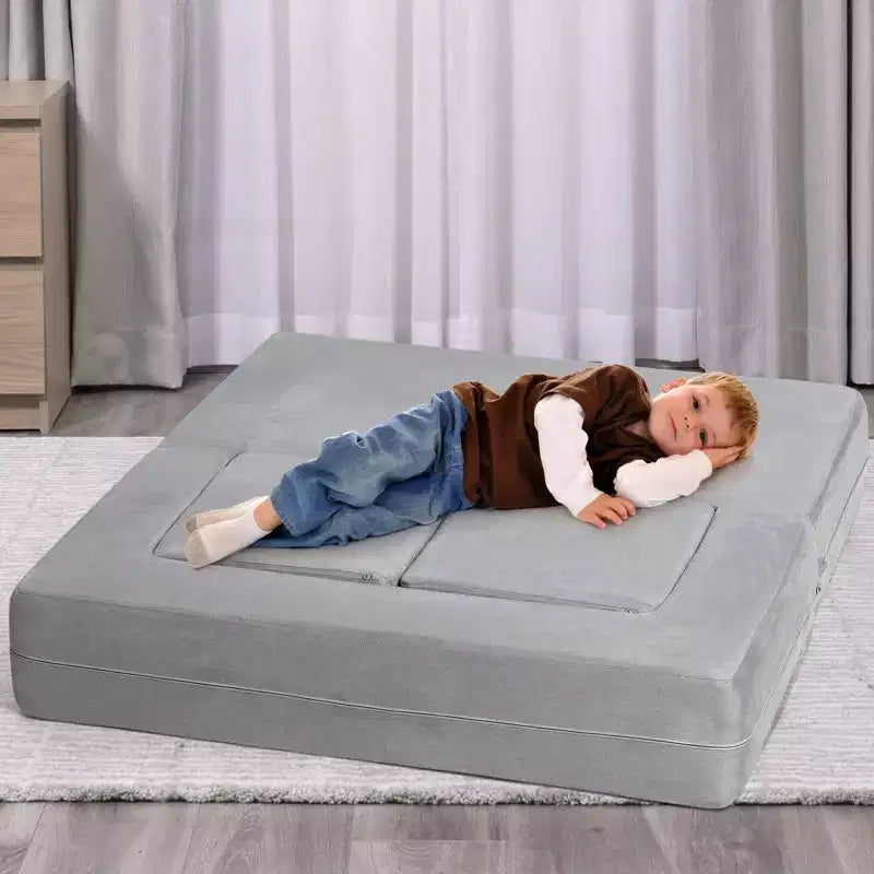 Divano per bambini, divano modulare per bambini, divano per neonati per mobili da sala giochi, divano componibile per bambini, cuscino convertibile in schiuma e pavimento