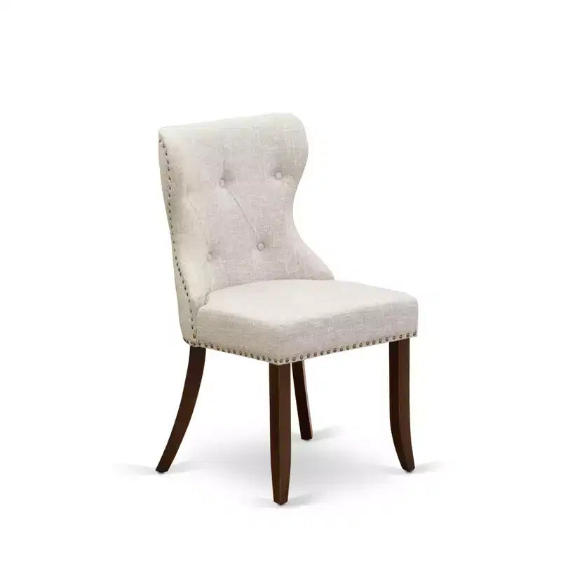 HomeStock Eclectic Elegance 2 Parson Chairs- Dining Room Chair