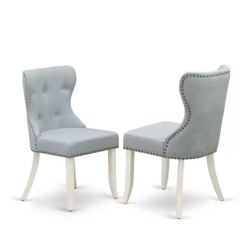 HomeStock Eclectic Elegance 2 Parson Chairs- Dining Room Chair