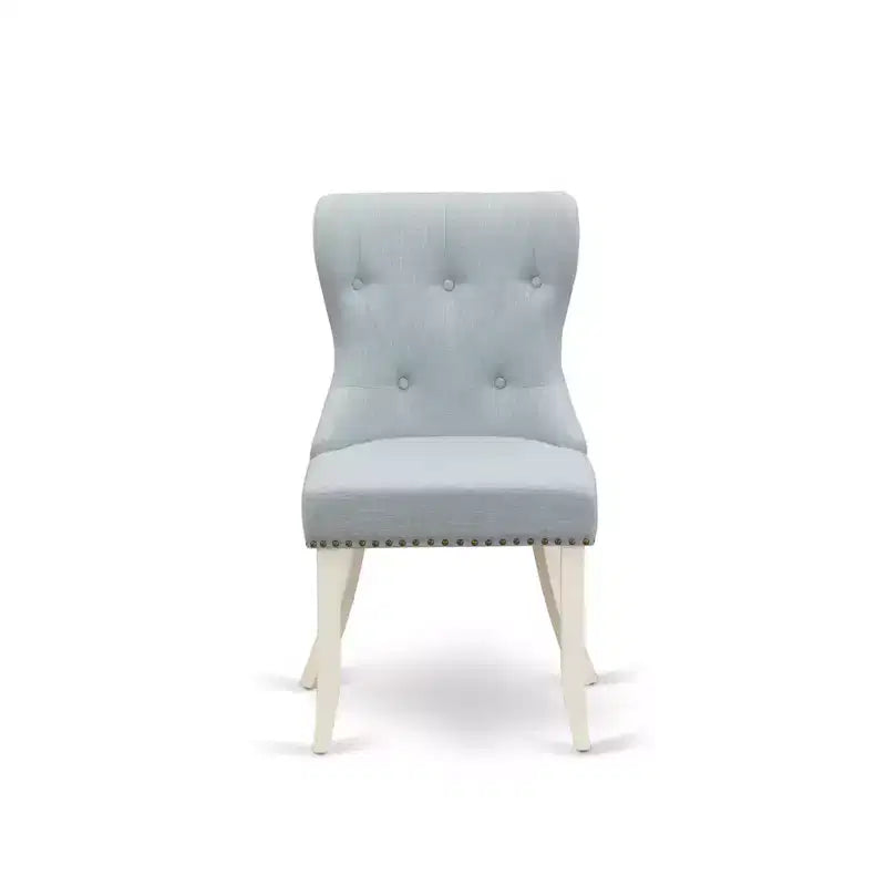 HomeStock Eclectic Elegance 2 Parson Chairs- Dining Room Chair