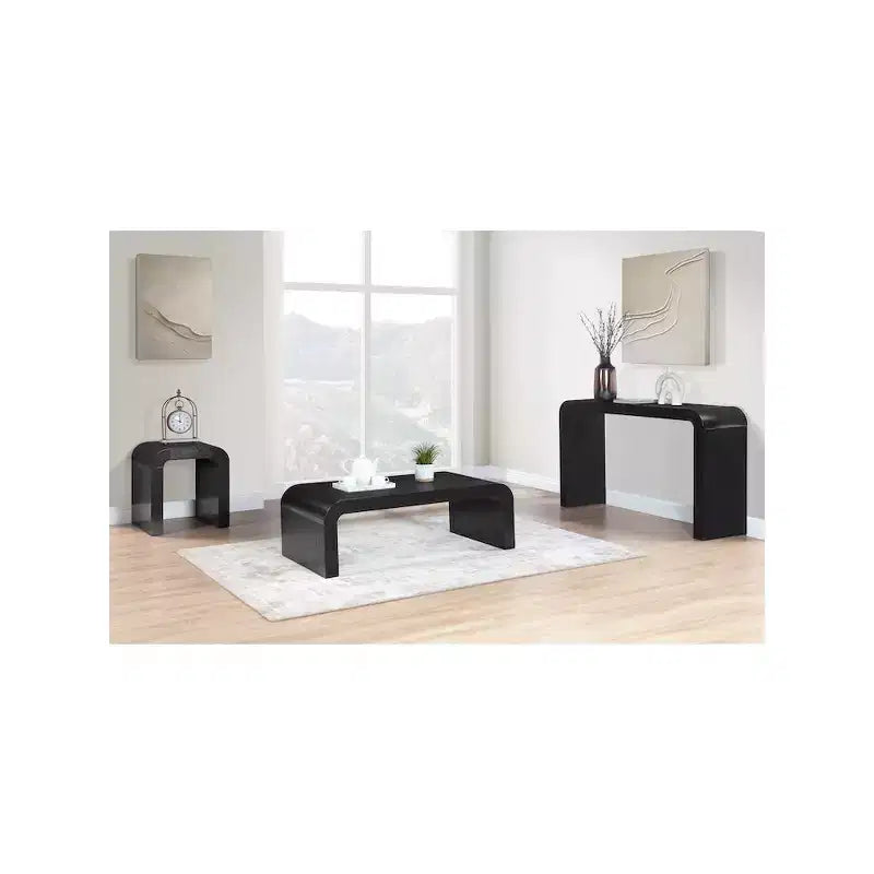 Meridian Furniture,Tavolino da Caffè Toulon in Rovere Impiallacciato