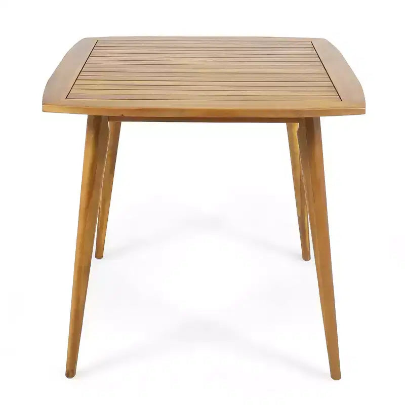 Set da pranzo da 5 pezzi Christopher Knight Home Damas da esterno in legno di acacia e vimini con cuscini