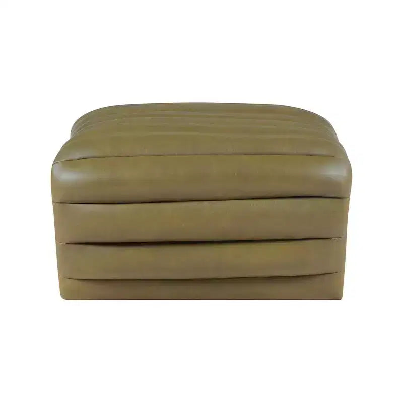 Meridian Furniture, Pouf Vega in pelle vegana