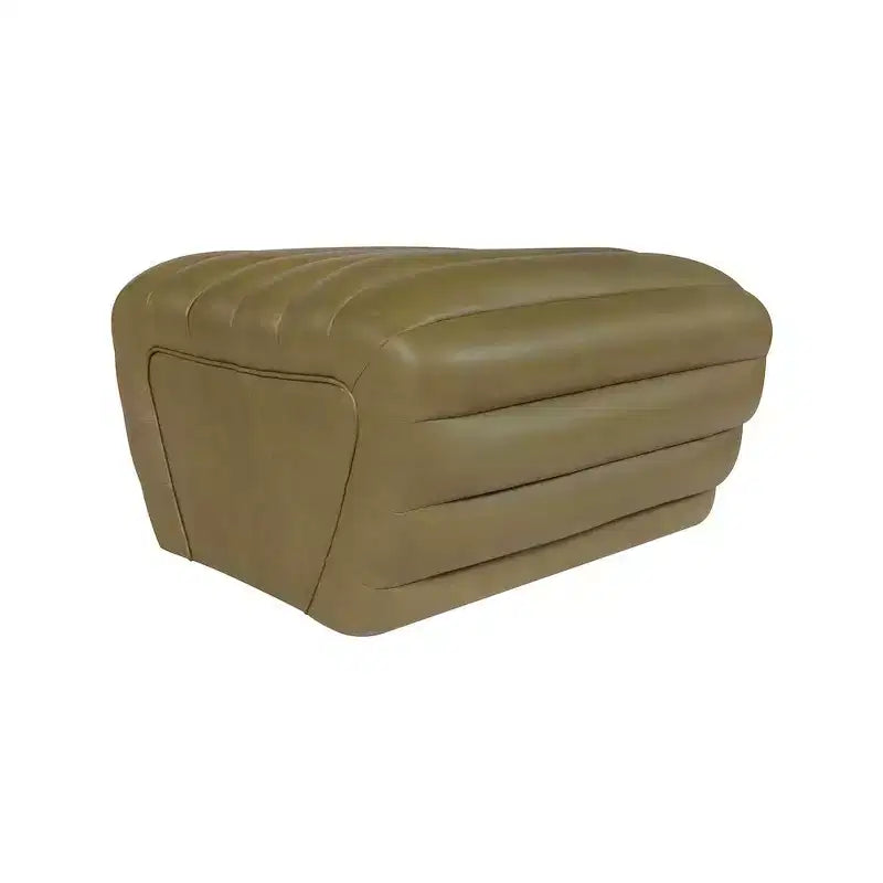 Meridian Furniture, Pouf Vega in pelle vegana