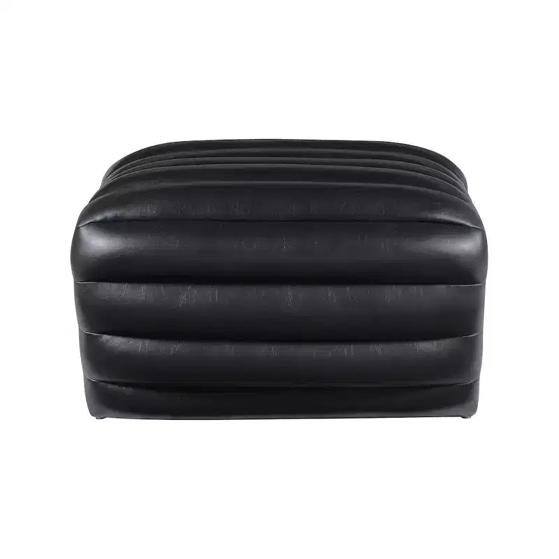 Meridian Furniture, Pouf Vega in pelle vegana