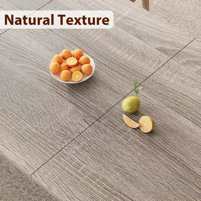Tavolo da Cucina Lungo 200 cm per 6-8 Persone, Grande Tavolo da Pranzo Rettangolare, Tavolo Industriale da Interno per Ristorante con Robusta Struttura in Metallo (Solo Tavolo)
