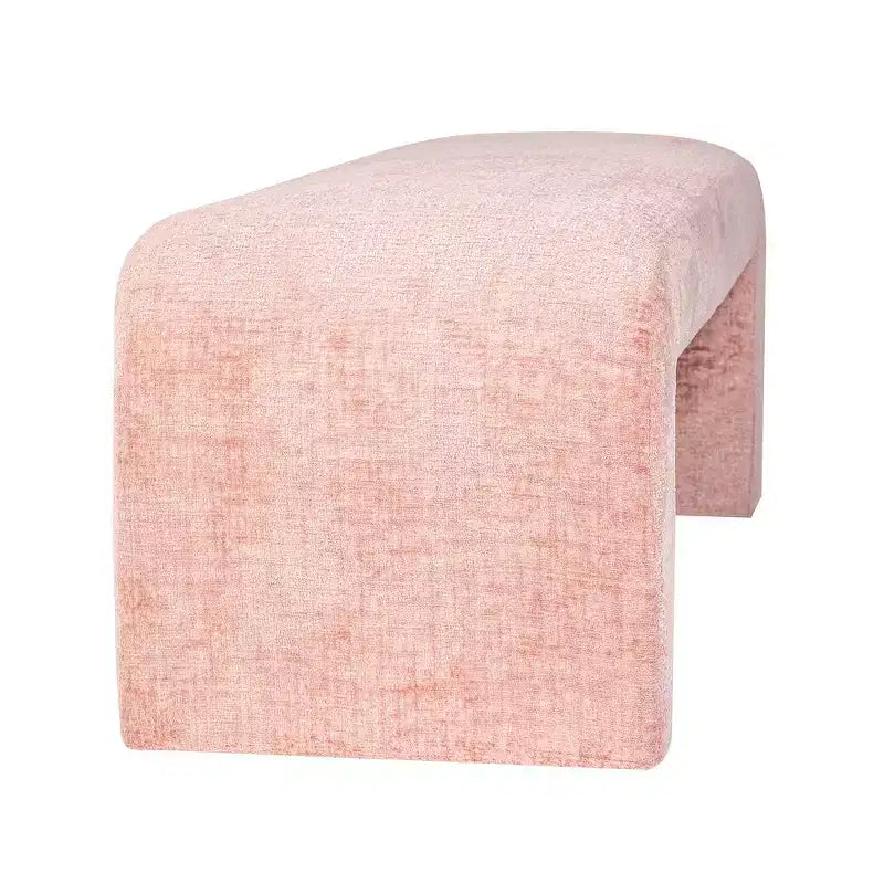 Panca Jofran, Sophia moderna di lusso in tessuto curvilineo Jacquard a cascata - Piccola