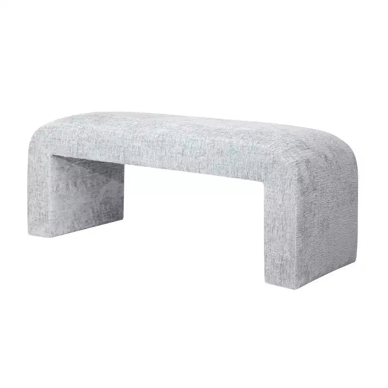 Panca Jofran, Sophia moderna di lusso in tessuto curvilineo Jacquard a cascata - Piccola