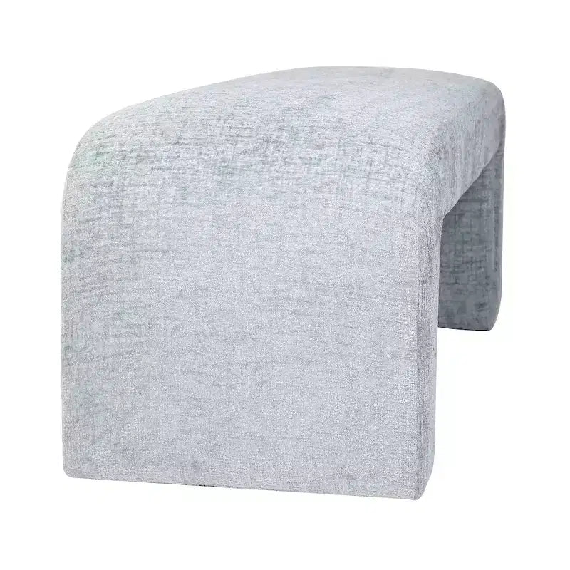 Panca Jofran, Sophia moderna di lusso in tessuto curvilineo Jacquard a cascata - Piccola