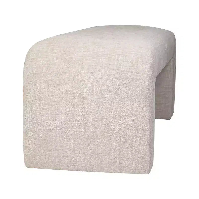 Panca Jofran, Sophia moderna di lusso in tessuto curvilineo Jacquard a cascata - Piccola