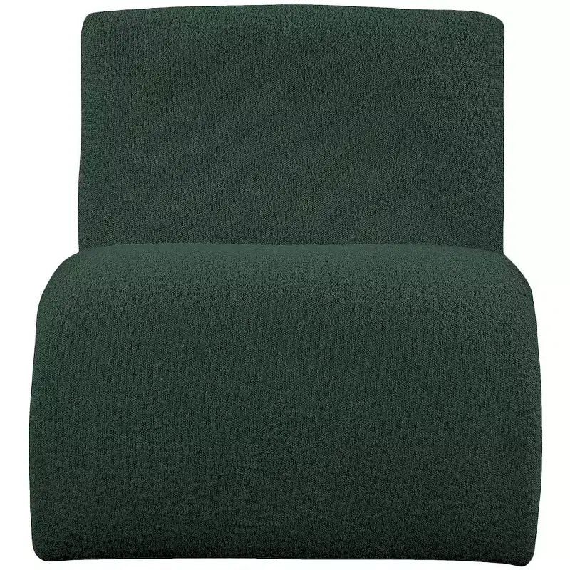 Meridian Furniture, Poltrona Accent Mulberry in Tessuto Bouclé