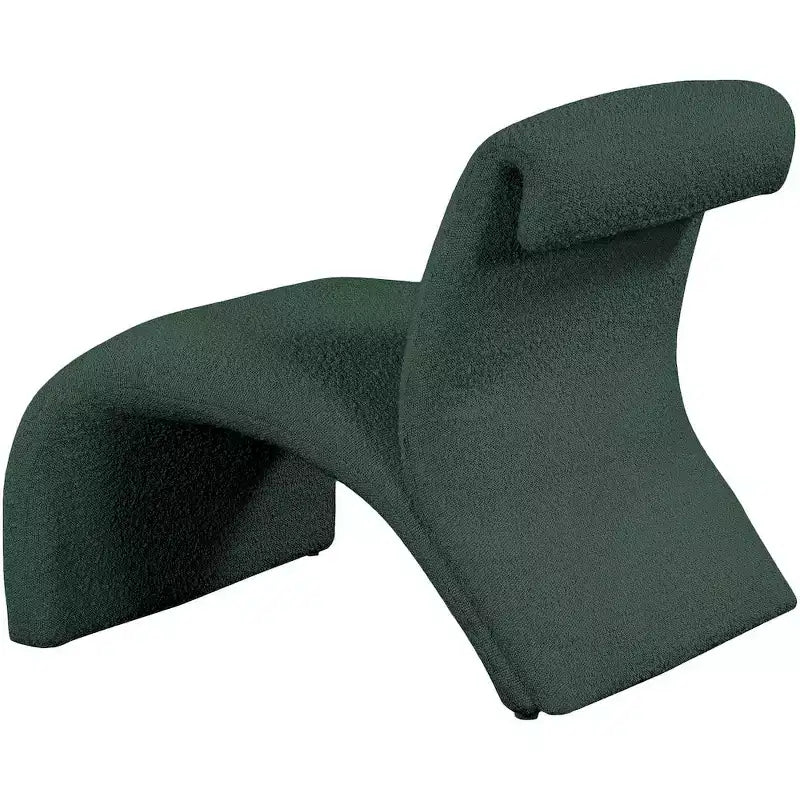 Meridian Furniture, Poltrona Accent Mulberry in Tessuto Bouclé