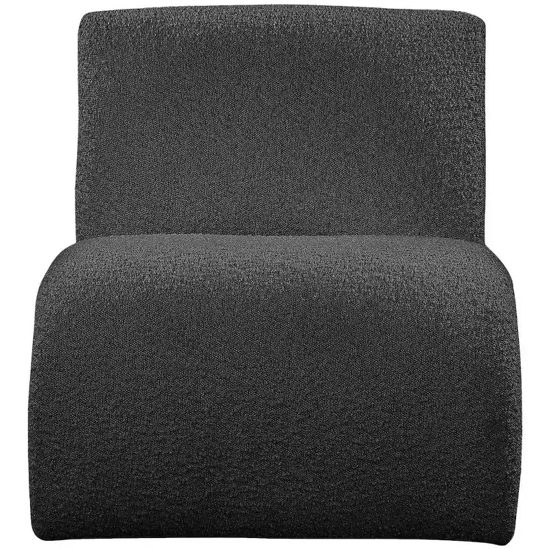 Meridian Furniture, Poltrona Accent Mulberry in Tessuto Bouclé