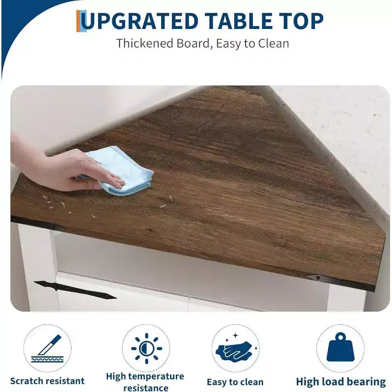 Coolmee Mobiletto angolare piccolo da bagno con ante, armadietto angolare per bagno, cucina, soggiorno, bianco