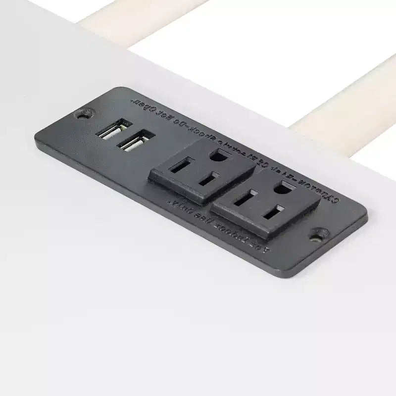 Letti a castello separabili in legno, con scrivania e cassetti, a forma di L, con porte USB e luce LED per bambini e ragazzi