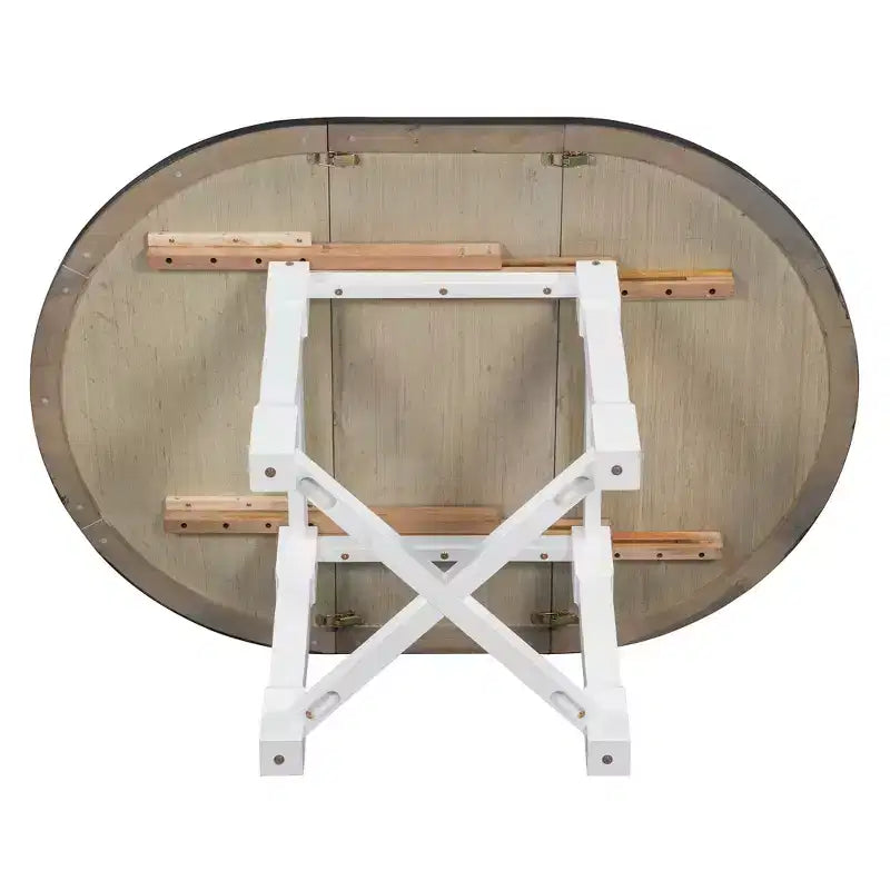 GDFStudio Judith Set da Pranzo 5 Pezzi con Tavolo Rotondo Allungabile e Sedie Imbottite