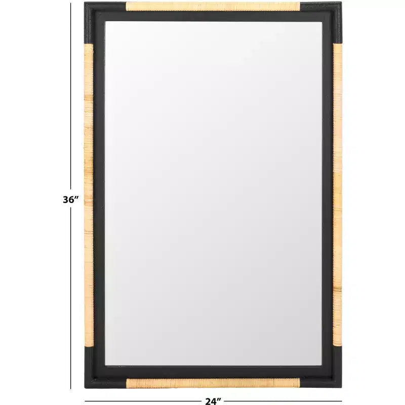 Specchio Renah - 23.6 x 36.02 - MRR9016 - Naturale/Nero - Safavieh