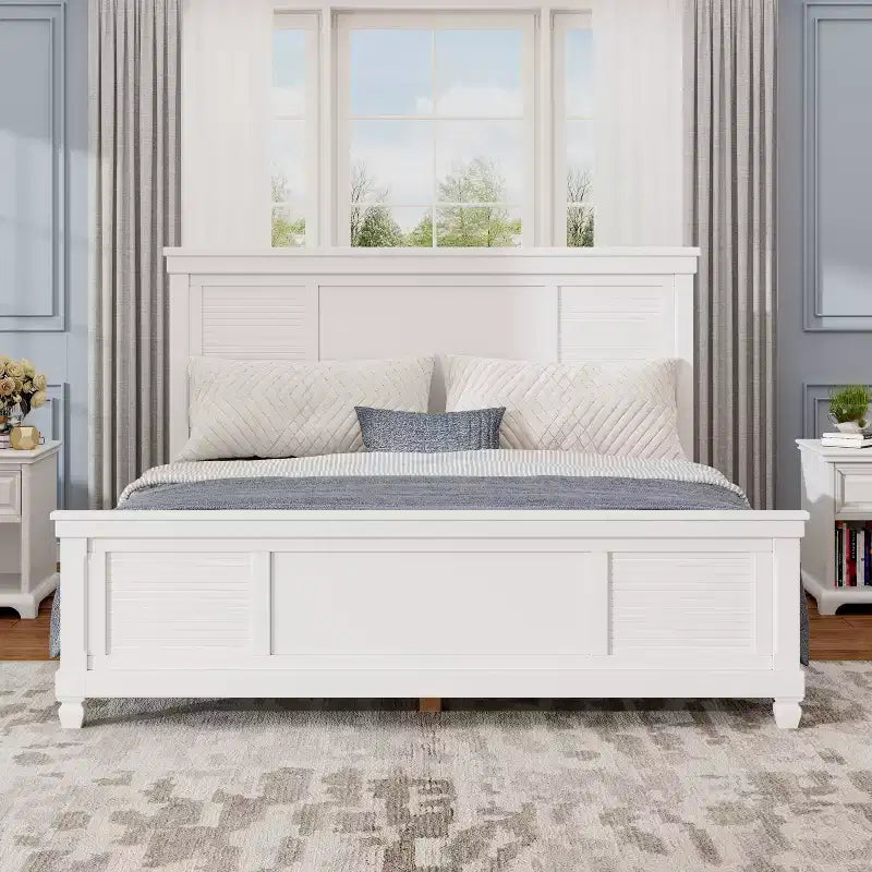 Christopher Knight Home Silas Farmhouse Wooden Bed with Headboard