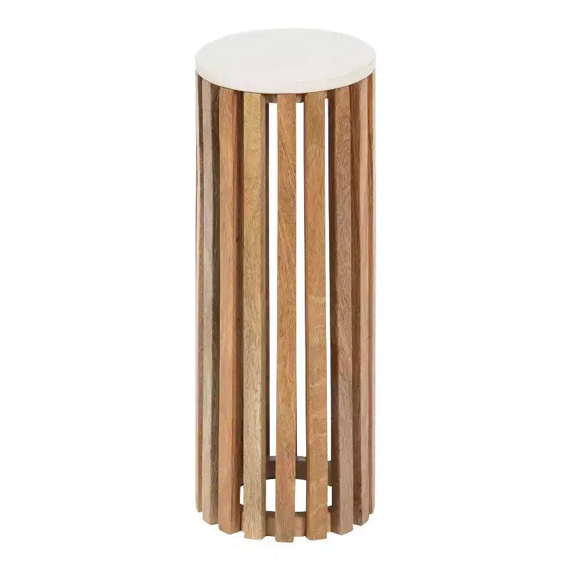 Tavolino rotondo in legno Kate and Laurel Paynter