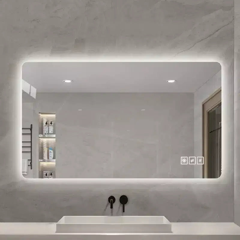 Specchio da parete per bagno Whisen Rimless Touchable con funzione antiappannamento