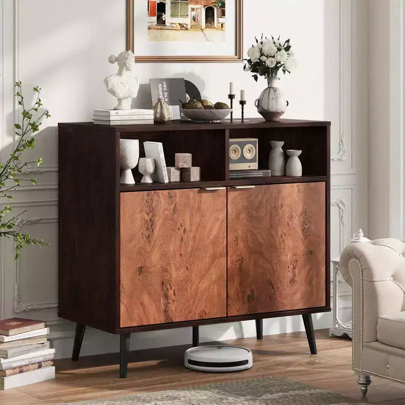 Mobile credenza con cassetti (set da 2), credenza buffet grande 31,5 pollici con armadio contenitore