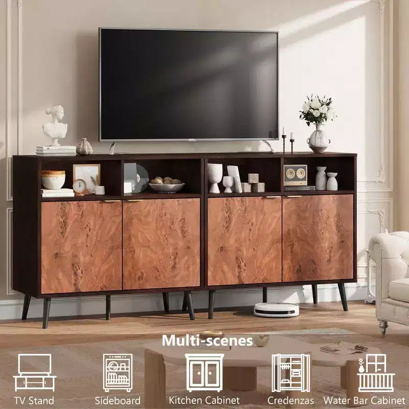 Mobile credenza con cassetti (set da 2), credenza buffet grande 31,5 pollici con armadio contenitore