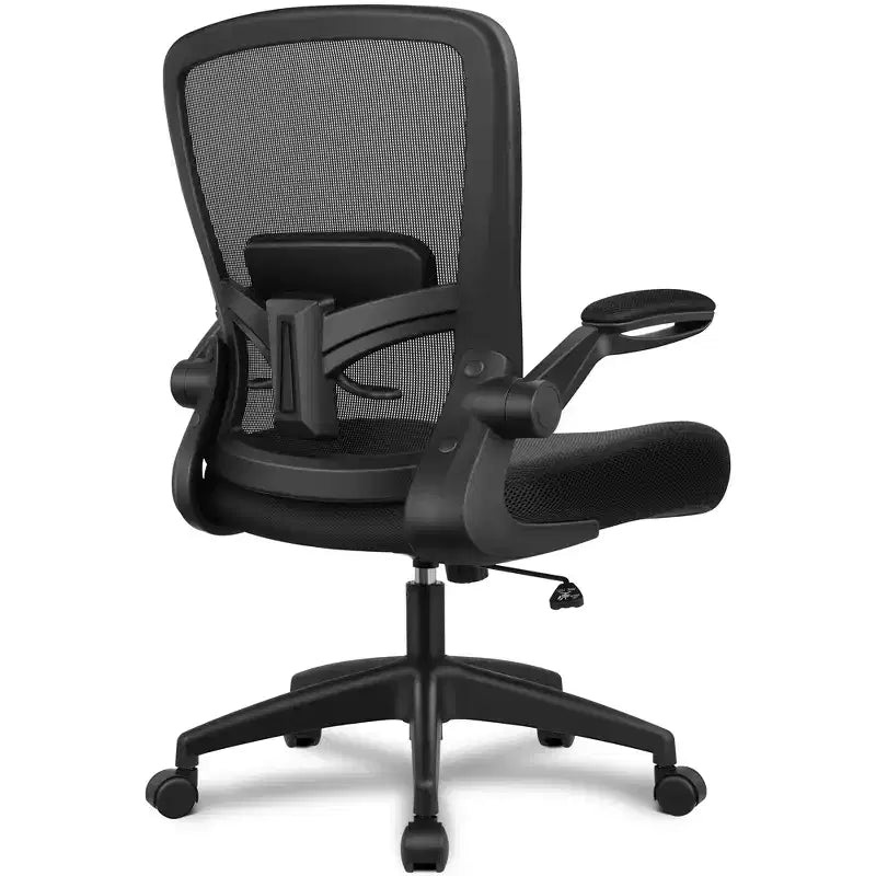 KERDOM Set di 4 Sgabelli da Bar, Sedie da Bar Girevoli Regolabili Moderne, Imbottite in Ecopelle, Regolabili in Altezza per Soggiorno, Nero