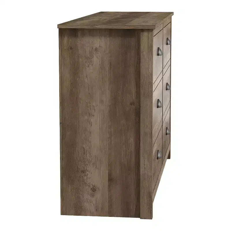 Cassettiera a 6 cassetti Galano Geodarno (Interlock) - Quercia nodosa