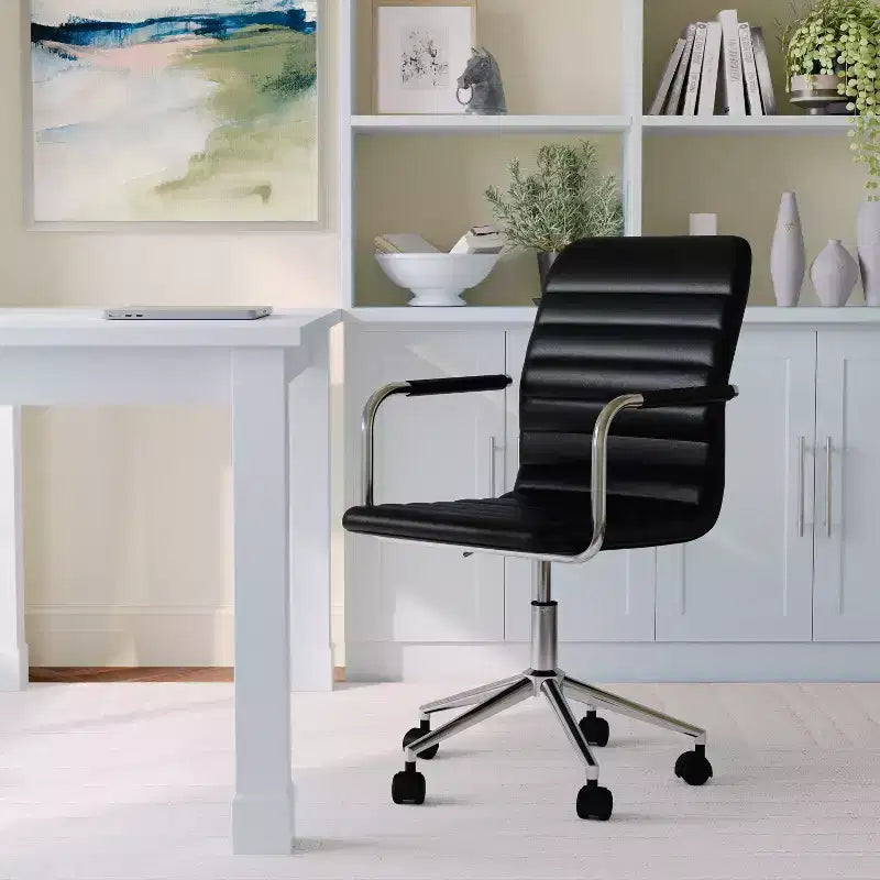 Sedia da ufficio imbottita Martha Stewart Taytum