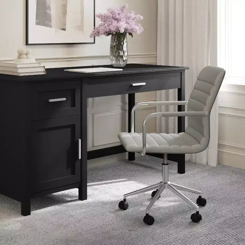 Sedia da ufficio imbottita Martha Stewart Taytum