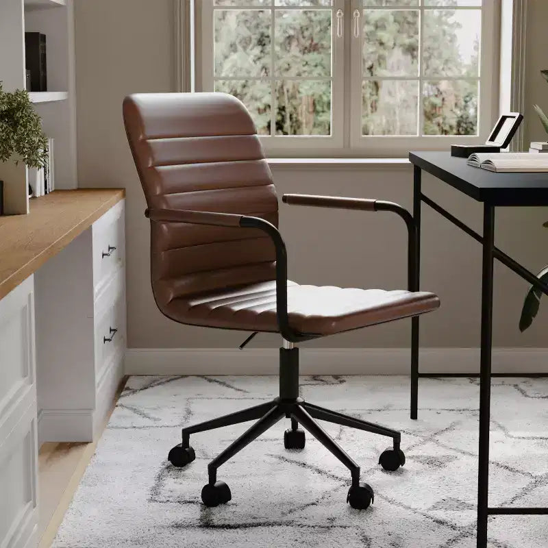 Sedia da ufficio imbottita Martha Stewart Taytum