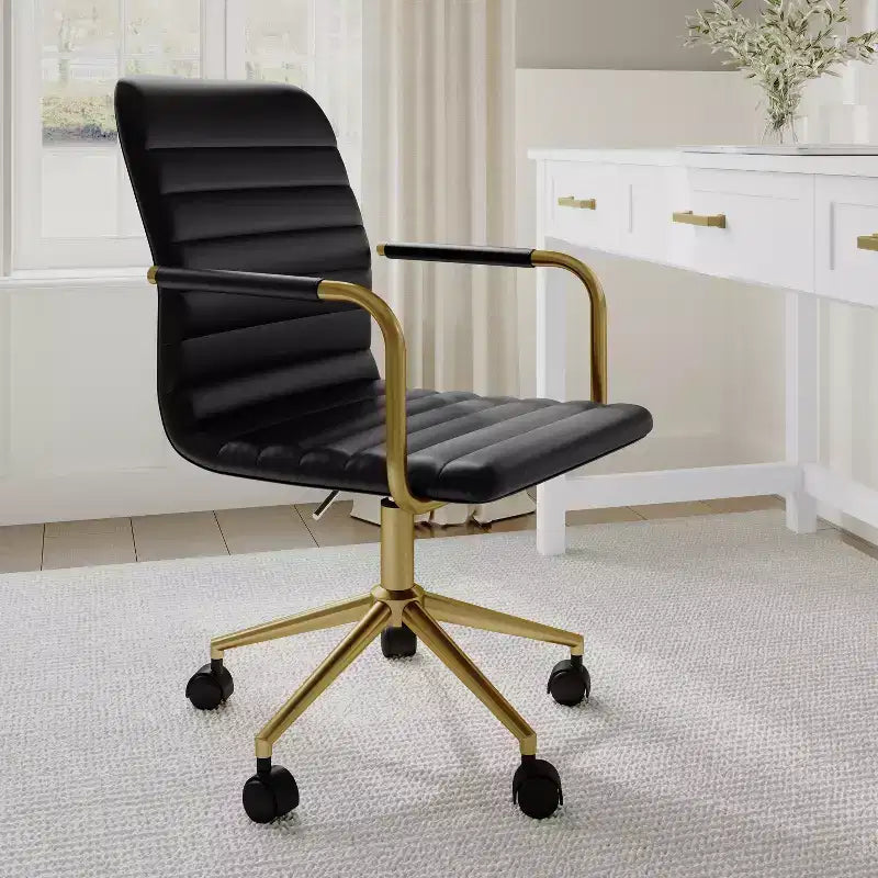 Sedia da ufficio imbottita Martha Stewart Taytum