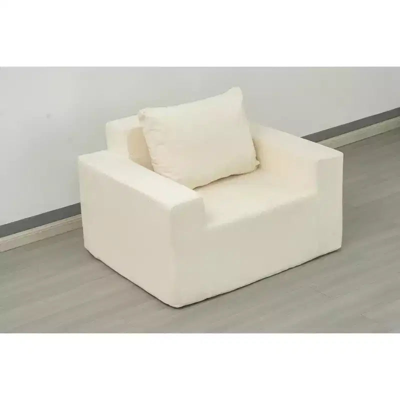 Divano Bean Bag in schiuma in scatola con cuscino, grande e comodo, per soggiorno, camera da letto o area gaming