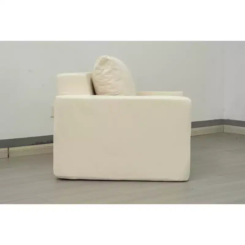Divano Bean Bag in schiuma in scatola con cuscino, grande e comodo, per soggiorno, camera da letto o area gaming