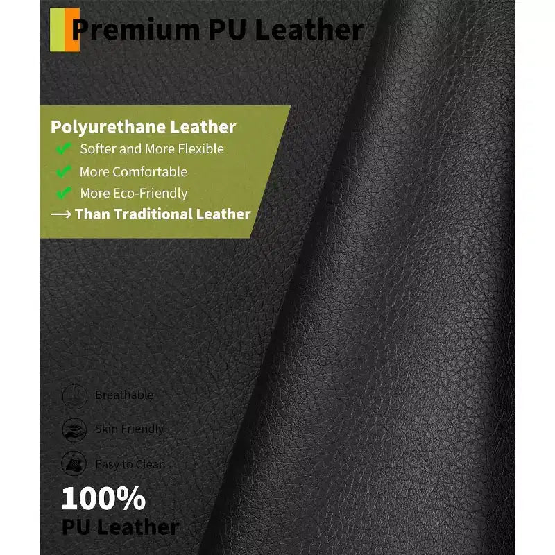 Poltrona Reclinabile Manuale in Pelle PU, Poltrona a Dondolo Girevole a 360 Gradi per Adulti con Tasche Laterali, Poltrona Reclinabile Singola Moderna, Beige