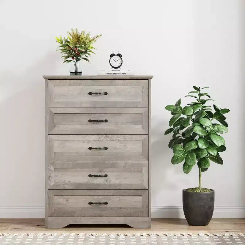 COZONY Modern 5/6-Drawer Dresser with Optional Configuration, Versatile Storage Chest for Closet Organization, Kids Bedroom & Living Room
