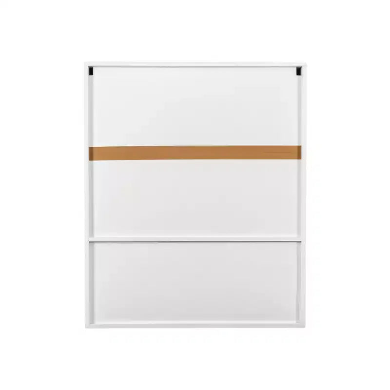 GDFStudio Samuel Mobile Bagno a Specchio Moderno 80 cm con Vano Porta Fazzoletti, 2 Ante e Ripiano Regolabile