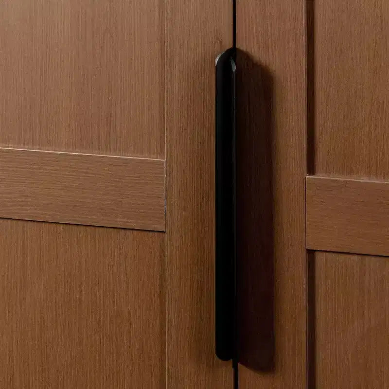 GDFStudio Helene Dispensa da cucina alta 160 cm con 2 ante e ripiani