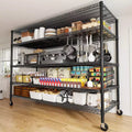 HOMDOX 5-Tier Heavy Duty Metal Storage Rack 60W x 24D x 82H, 3000LBS Adjustable Wire Metal Shelves for Storage, Free Standing Storage Shelf Units
