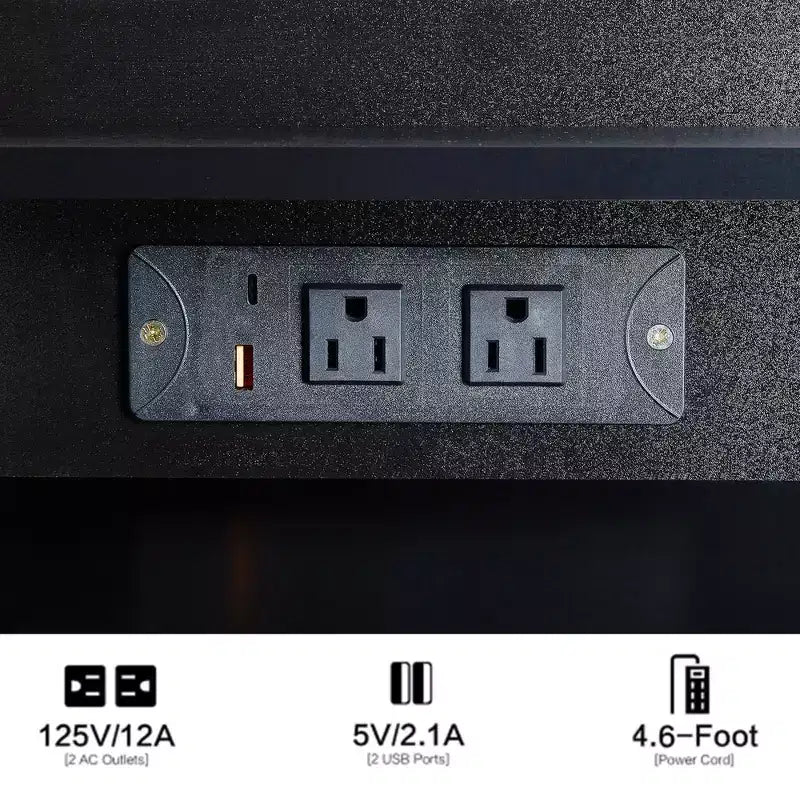 Homy Casa Toeletta con Specchio Illuminato, Sgabello e Cassetti per Camera da Letto o Spogliatoio