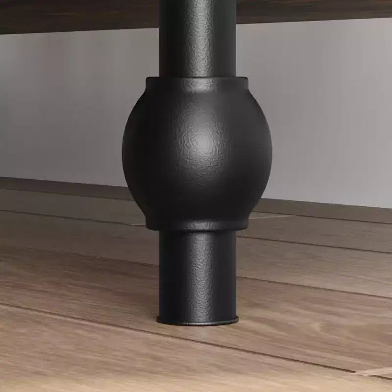 Consolle Industriale da 43 pollici a 3 Ripiani, Tavolo Stretto da Ingresso e Divano con Mensole, Design Salvaspazio per Corridoio, Soggiorno, Piccole Aree