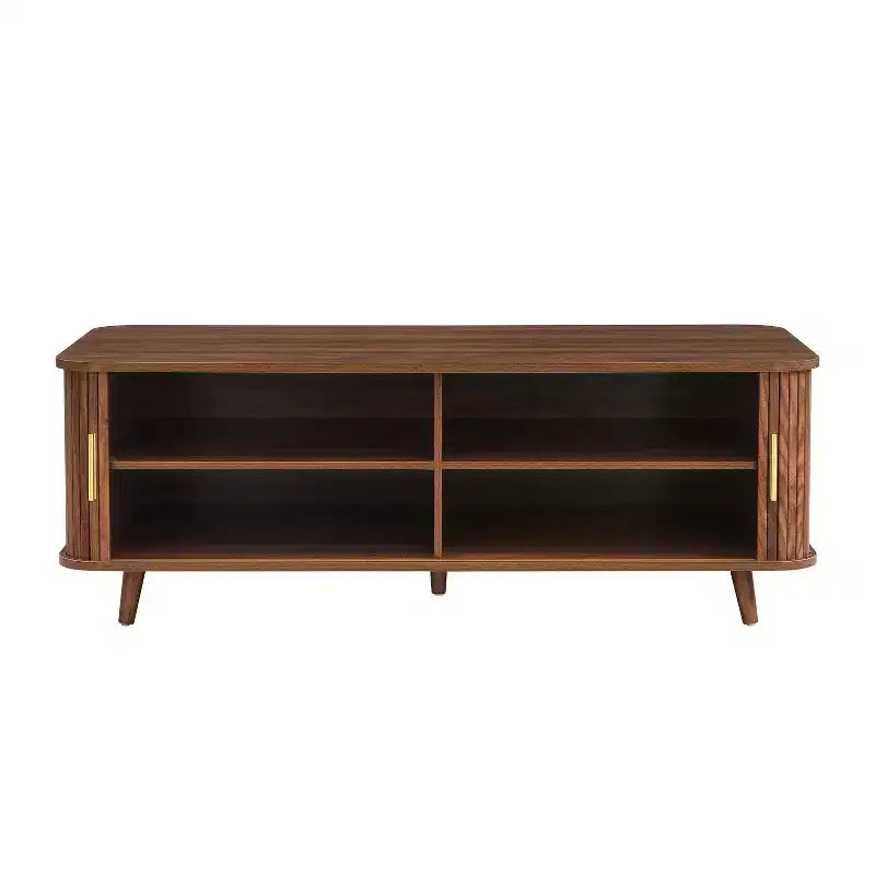 Christopher Knight Home Nova Sliding Door Storage Coffee Table with Adjustable Shelves