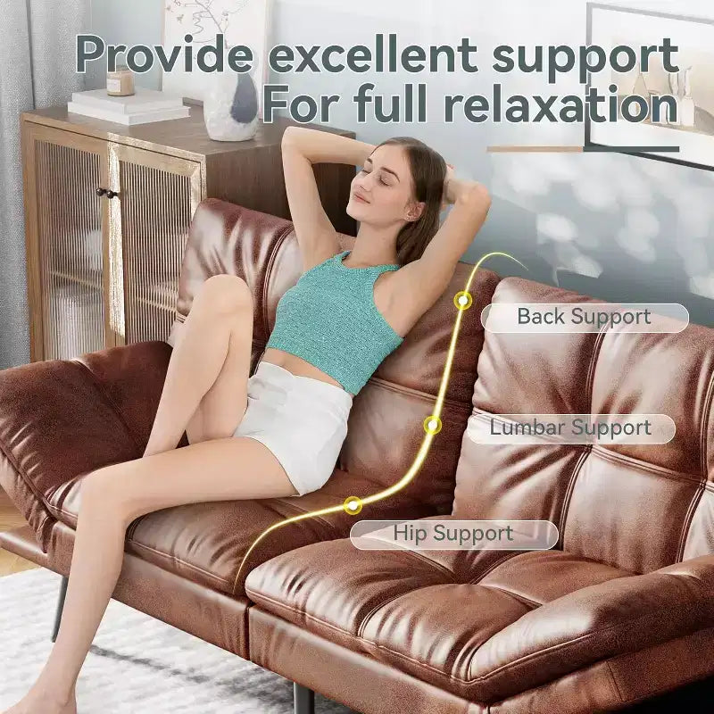 Dyonery 71 Divano Letto Convertibile in Memory Foam, Divanetto Moderno per Soggiorno, Braccioli e Schienale Regolabili, Tessuto in Lino - Grigio Chiaro