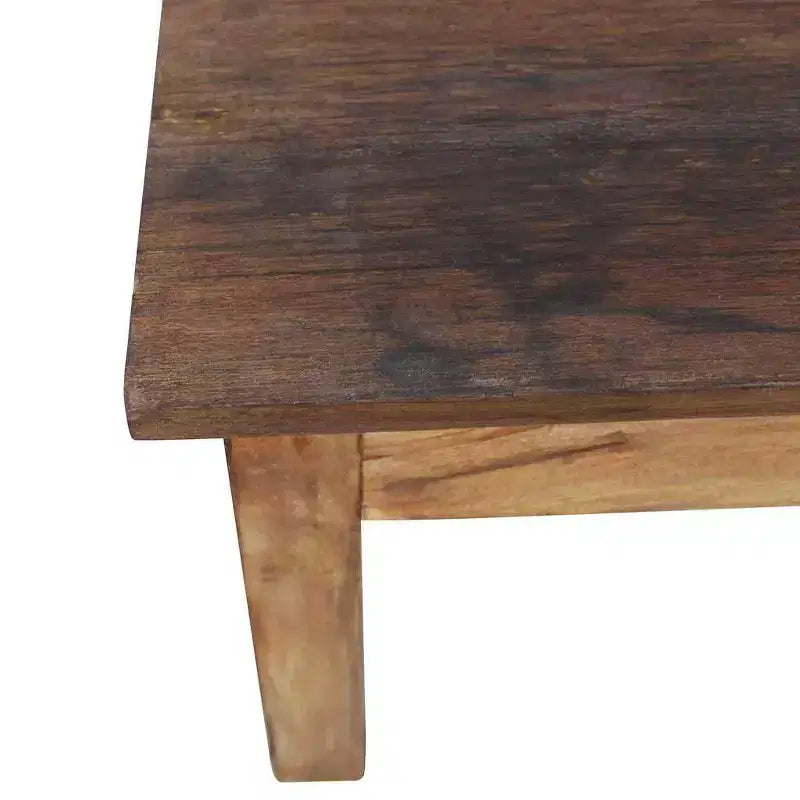 Tavolino da caffè Diverse tonalità di marrone Legno massello di mogano Medio