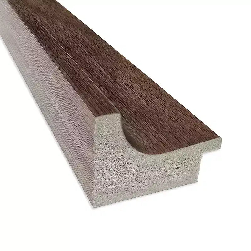 Specchio da parete per bagno Amanti Art Pia Marrone Medio Smussato con cornice stretta